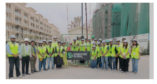 Amity University Haryana Strengthens Industry&ndash;Academia  Connect with Field Visit to Signature Global